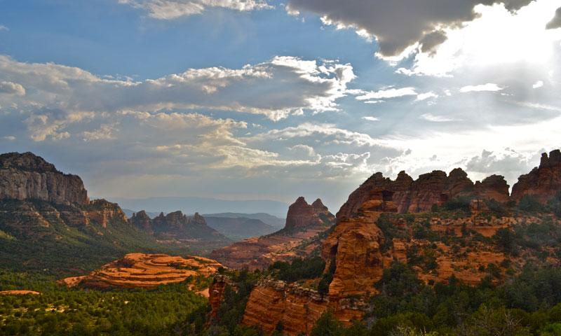 View from Schnebly Hill Road in Sedona