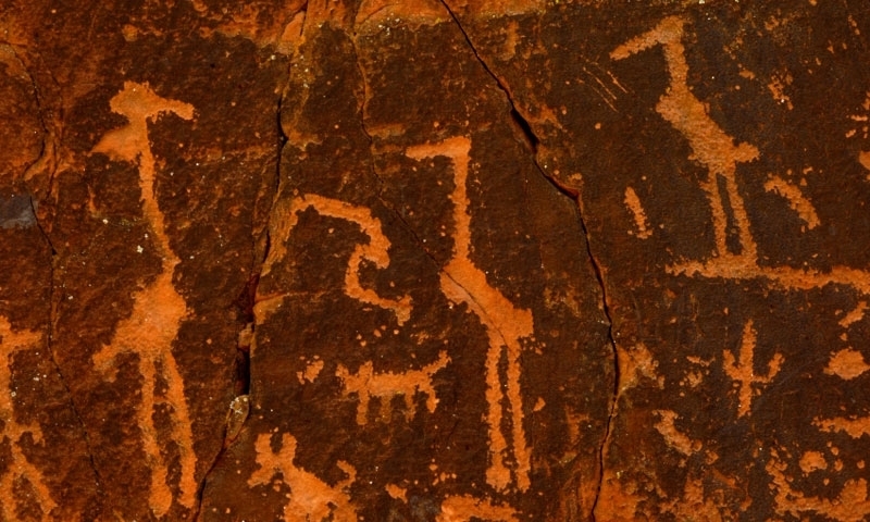 Petroglyphs at V Bar V Ranch in Sedona